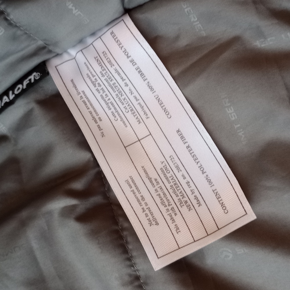 The North Face Summit Series HYVENT Alpha PRIMALOFT Hooded Orange Jacket Large - Picture 13 of 17
